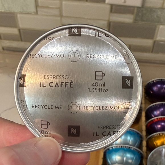 Bamboo Coffee Pod Holder Organizer Holds Nespresso pods with 23 Pods - Picture 6 of 13